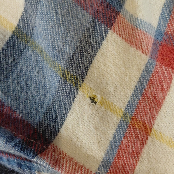 L.L. Bean Blue and Red Plaid Shirt - Picture 8 of 10